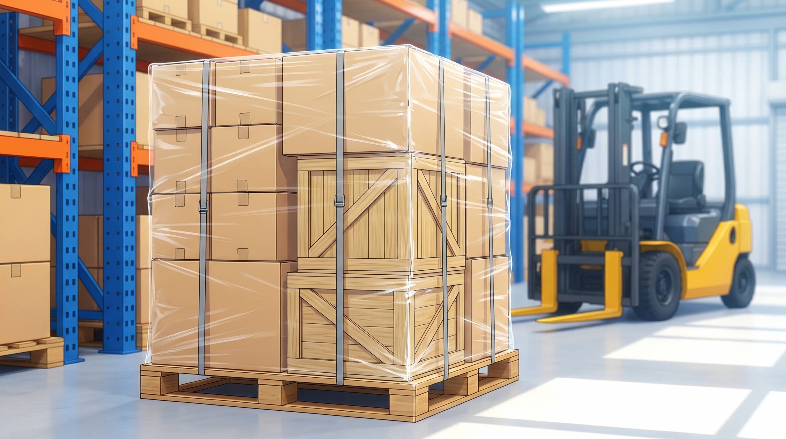 the shipment was prepared for onward transport